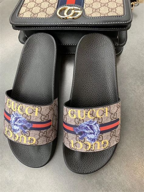 gucci leather slippers replica|gucci knock off heels.